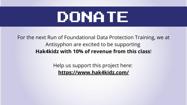 Hak4Kidz Donation info