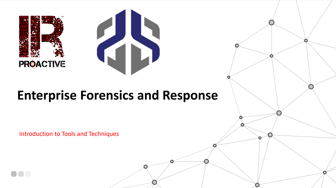 Enterprise Forensics and Response w/ Gerard Johansen