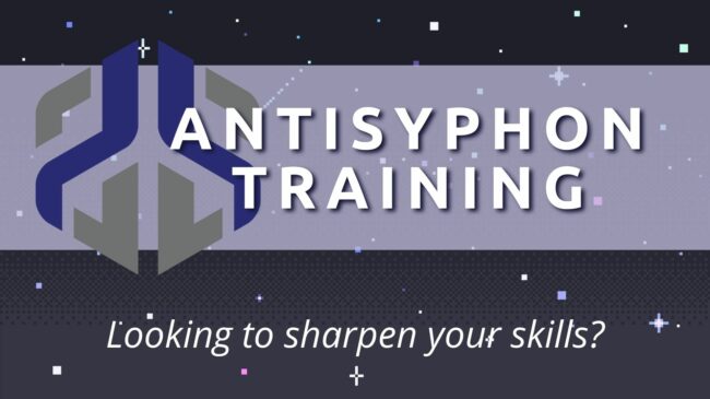 Antisyphon Training Intro Slide