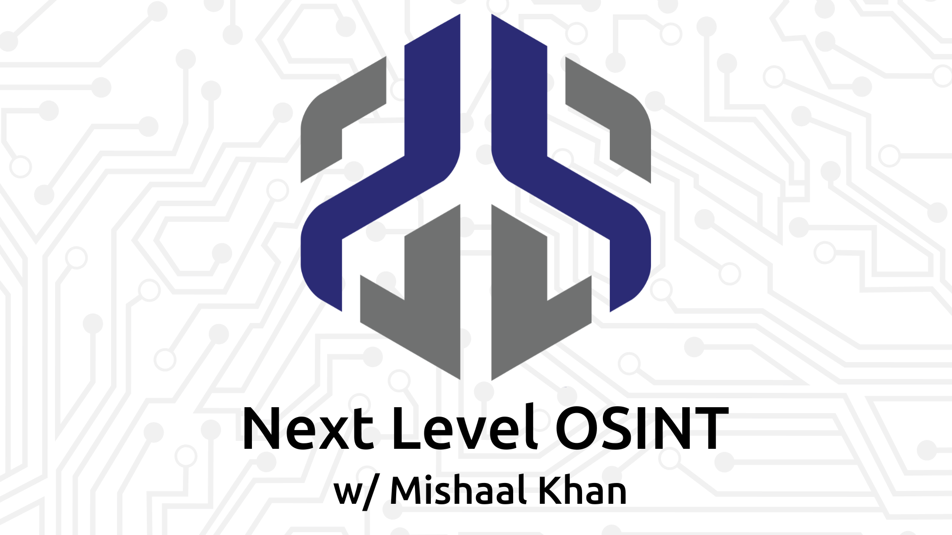 Next Level OSINT with Mishaal Khan