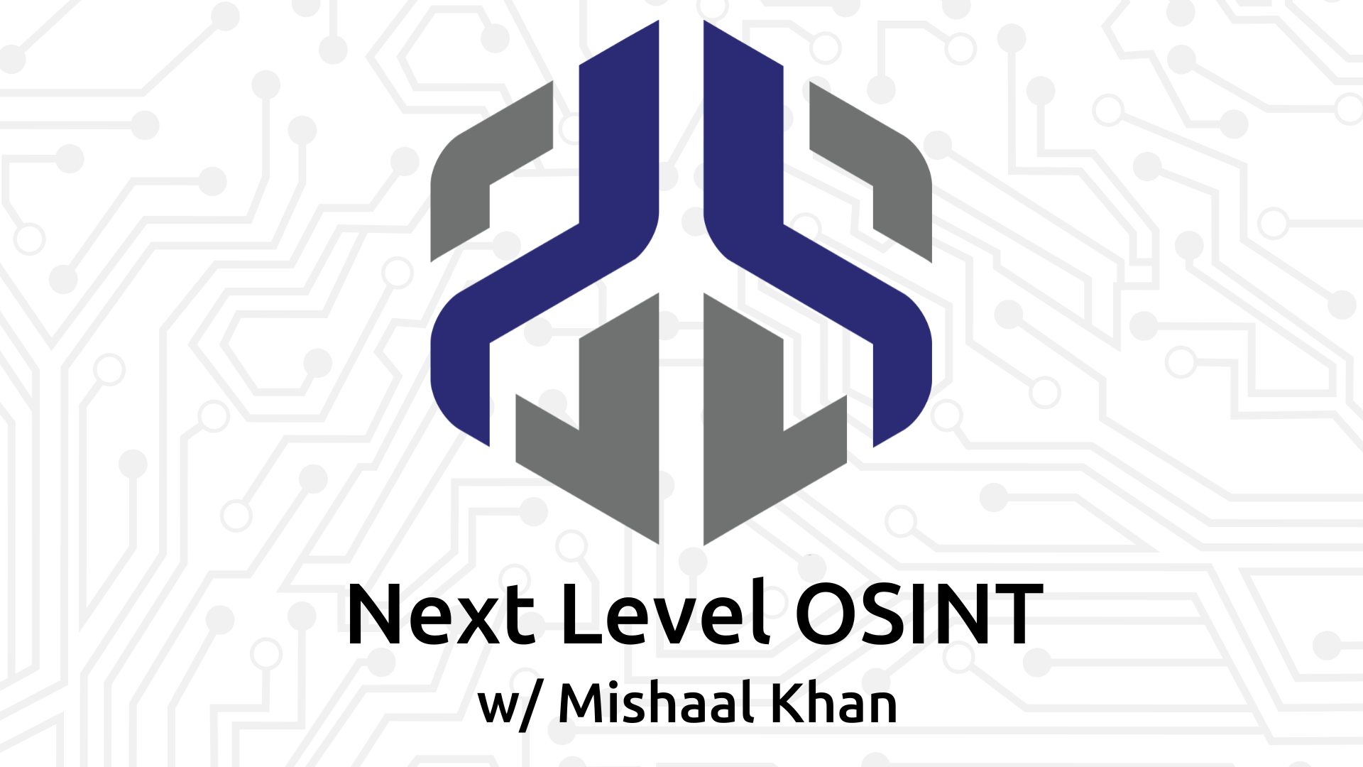 Next Level OSINT w/ Mishaal Khan