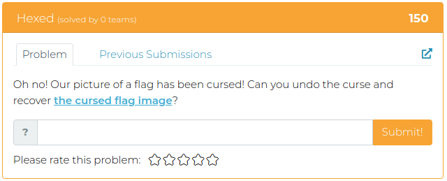 Oh no! Our picture of a flag has been cursed! Can you undo the curse and recover the cursed flag image?