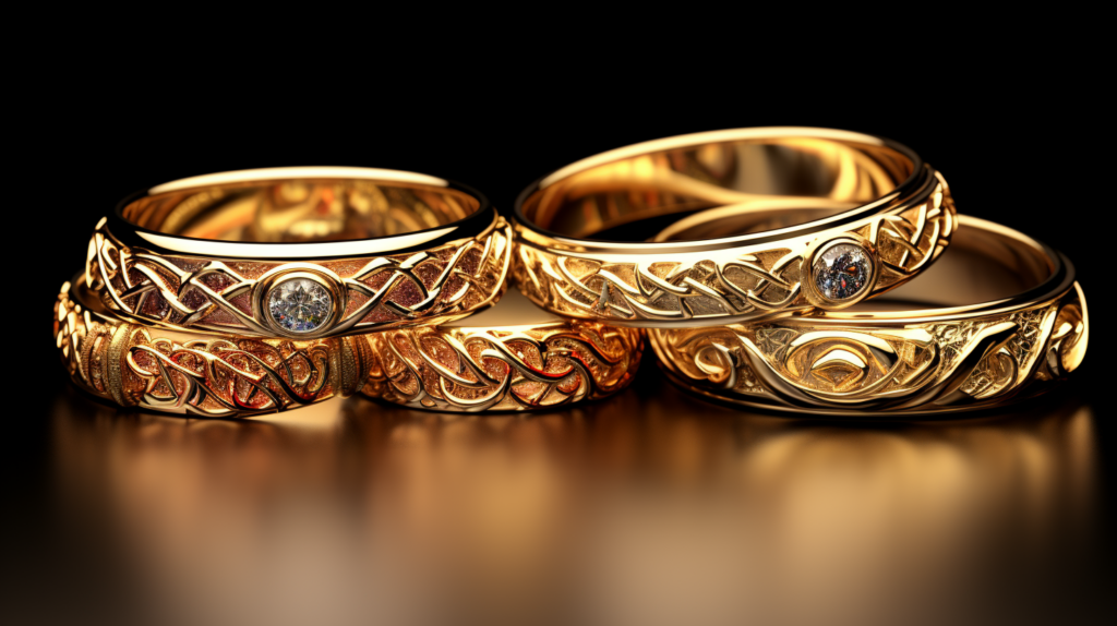 Five golden rings.