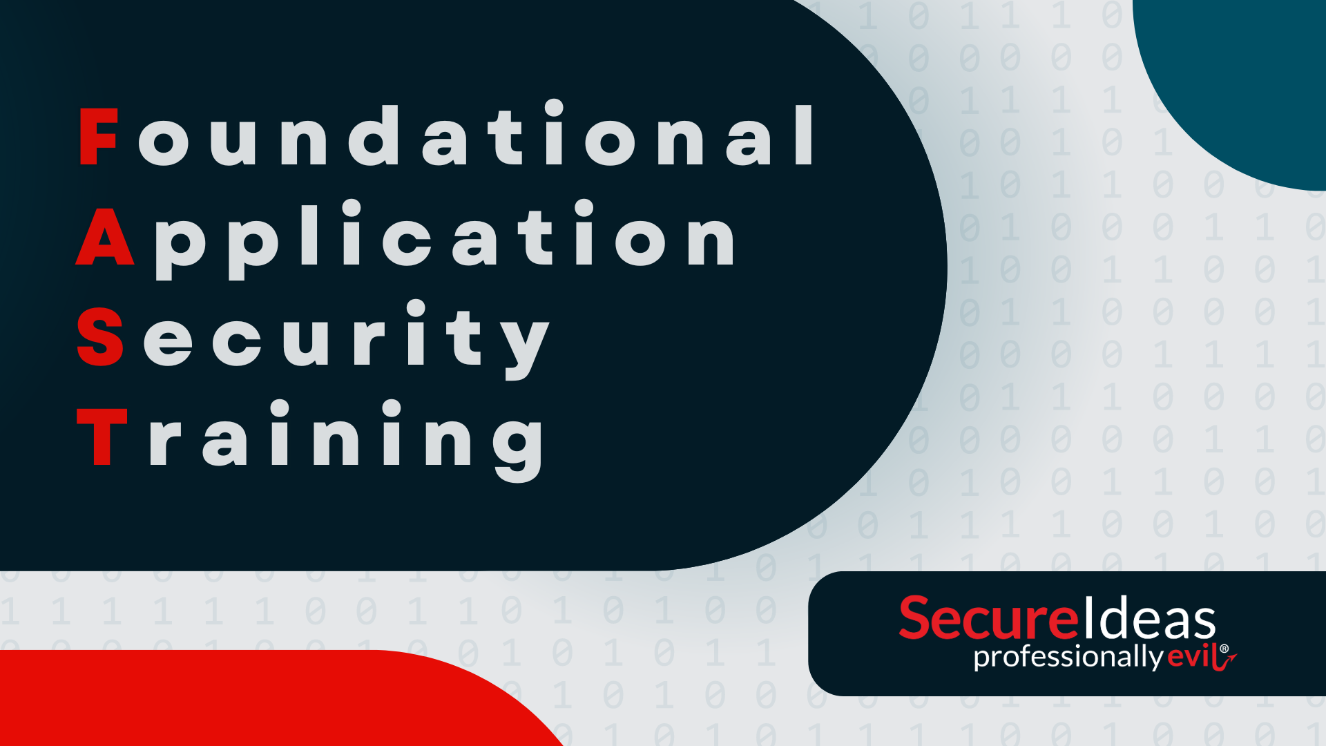 Foundational Application Security Training