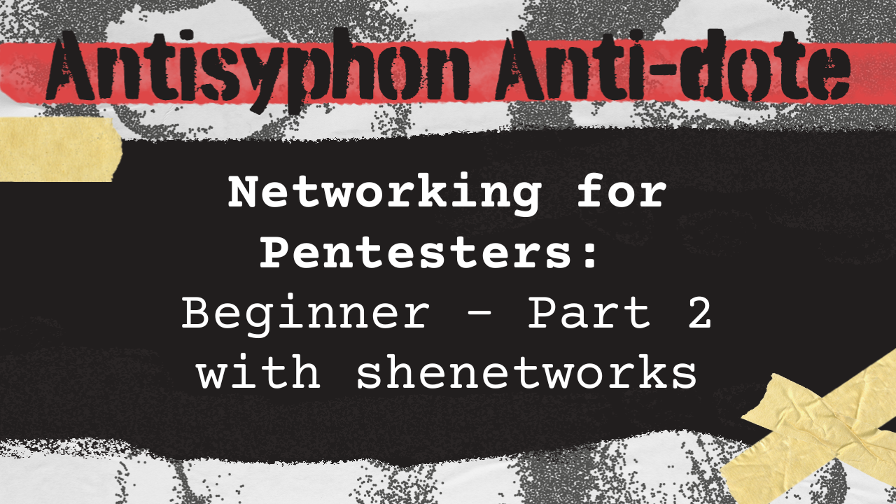 Networking for Pentesters Beginner – Part 2