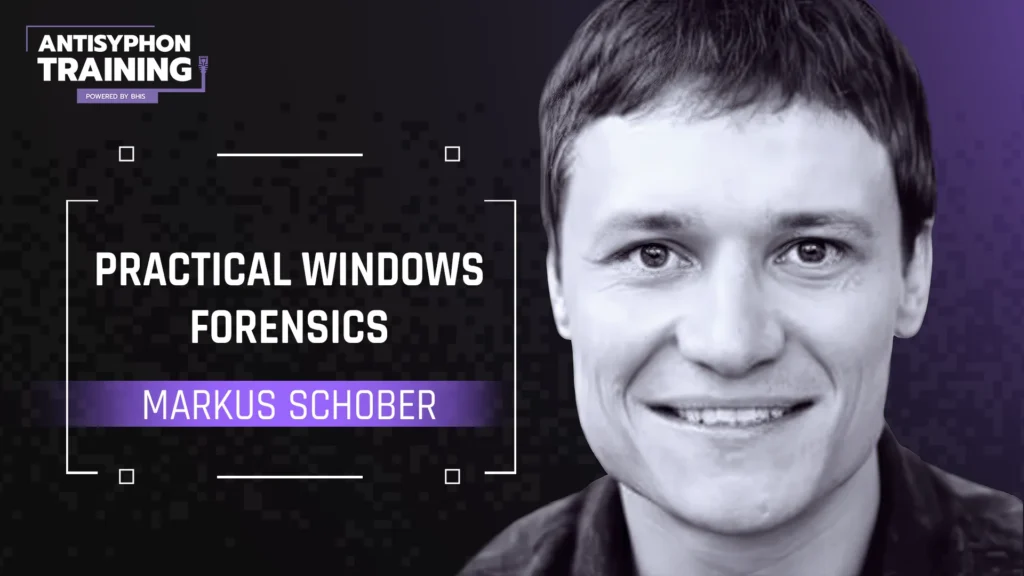 Practical Windows Forensics with Markus Schober
