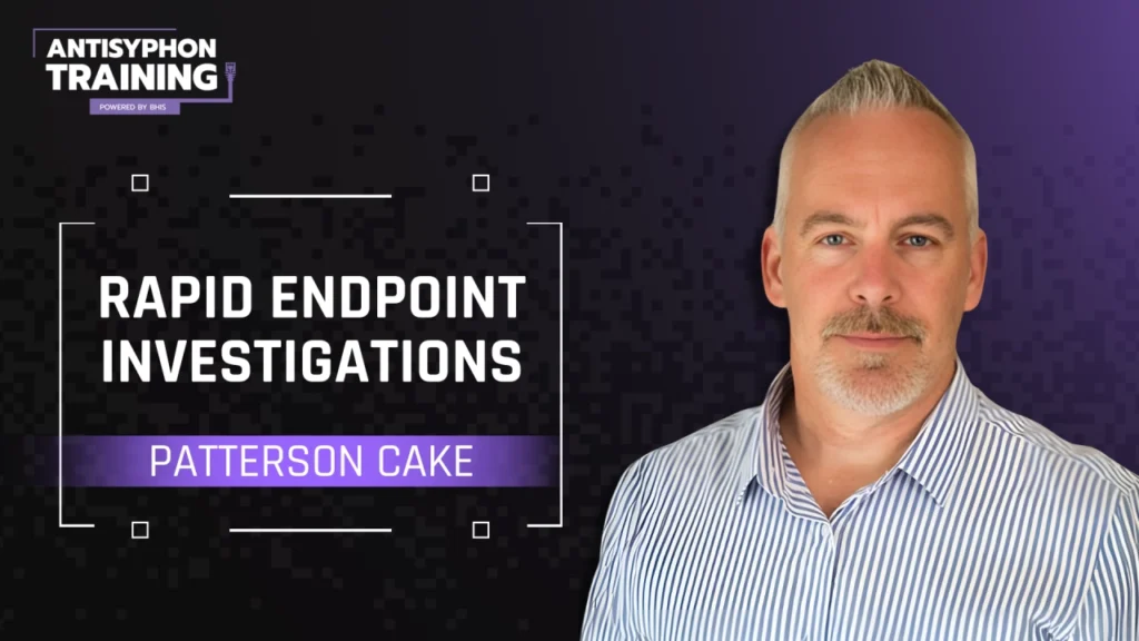 Workshop: Rapid Endpoint Investigations with Patterson Cake