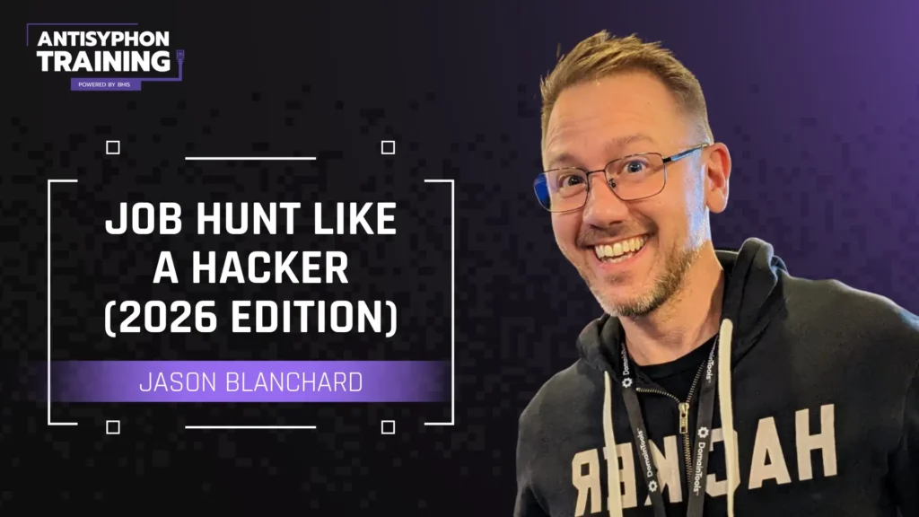 Workshop: Job Hunt Like a Hacker - 2026 Edition with Jason Blanchard