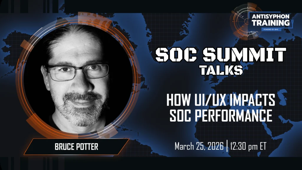 SOC Summit Talk: How UI/UX Impacts SOC Performance
