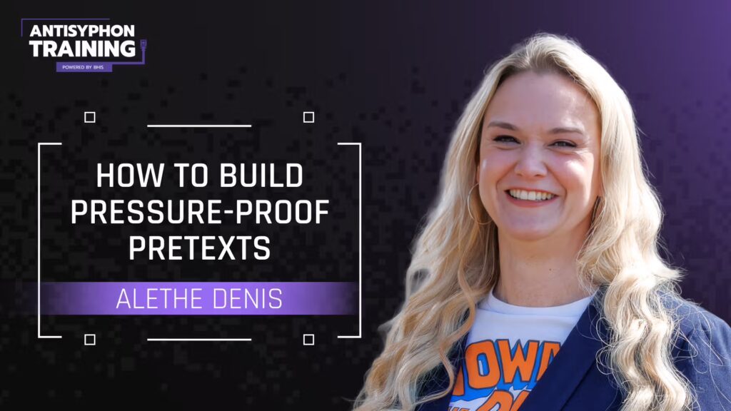 Workshop: How to Build Pressure-Proof Pretexts