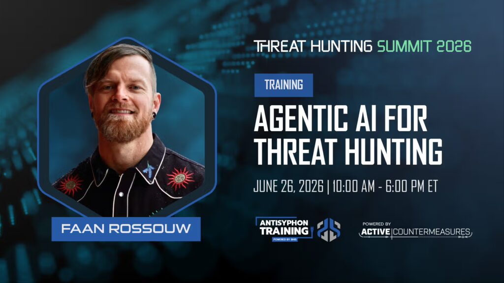 Threat Hunting Summit 2026 Agentic AI for Threat Hunting Threat Hunting Summit 2026 Agentic AI for Threat Hunting